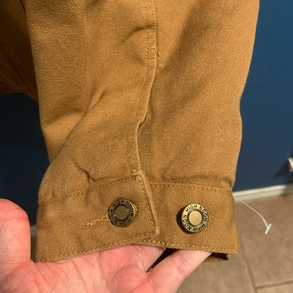 High Noon Sherpa Lined Brown Men’s Chore Work Jacket Coat Size 2XL TL (NWOT) - Picture 3 of 12